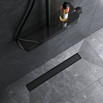 Душевой трап (лоток) AM.PM MasterFlow Tile 60 см, черный матовый