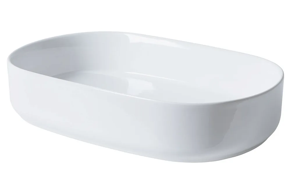 Накладная раковина Allen Brau Fantasy Oval 55x36, белая Sancos — официальный сайт