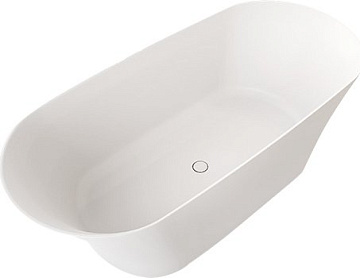 Ванна из искусственного камня Riho Barca BS6000500000000 170x80 см, отдельностоящая, матовая белая, 