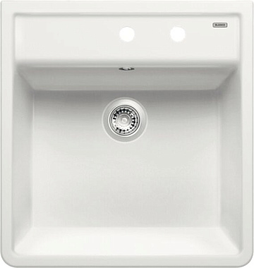 Мойка кухонная Blanco Panor 514501 белая глянцевая, два отверстия
