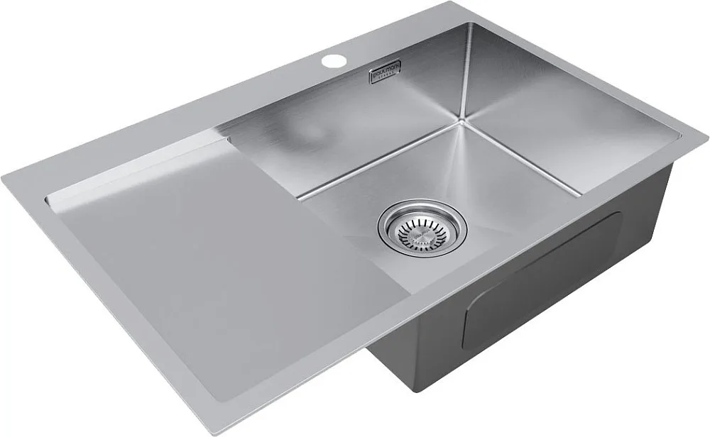 Мойка кухонная Paulmark Velten PM807851-BSR брашированная нержавеющая сталь Sancos — официальный сайт