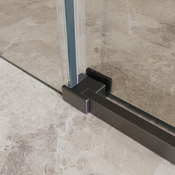 Душевая дверь в нишу BelBagno Soft Close-1 BF-1-120-C-GM профиль оружейная сталь