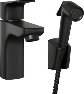 Смеситель для раковины Paini Viva Style P4YO205/574 с гигиеническим душем, черный