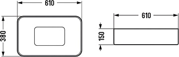 Накладная раковина Vincea VBS-50460 61