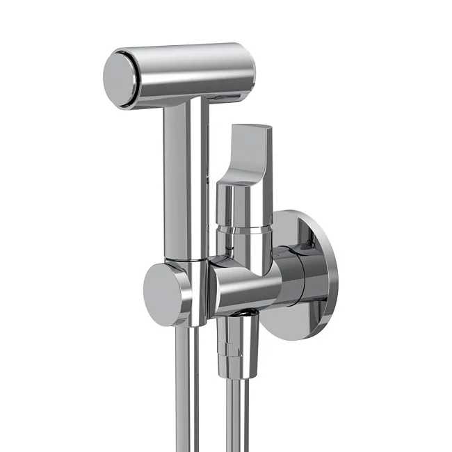 Гигиенический душ Fima Carlo Frattini Collettivita F2320/4CR со смесителем, БЕЗ ВНУТРЕННЕЙ ЧАСТЬЮ Sancos — Оригинал