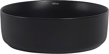 Накладная раковина Abber Bequem AC2108MB матовая черная