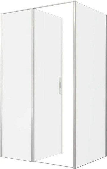 Душевой уголок Allen Brau Priority 120x90, профиль серебро браш, стекло прозрачное