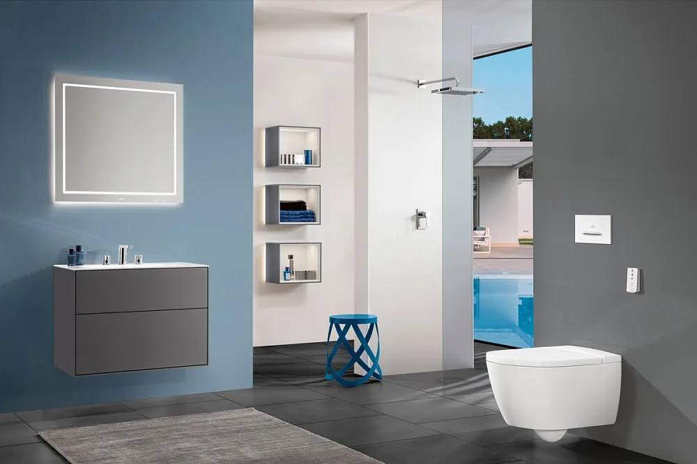 Унитаз подвесной Villeroy & Boch Finion 4664R0R1 Sancos — официальный сайт