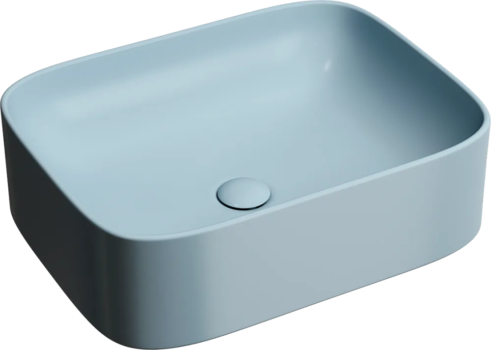Накладная раковина Ceramicanova Element CN6052ML голубая матовая Sancos — официальный сайт