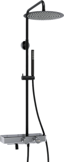Душевая стойка Wasserkraft Abens 2000 A114.160.217.CB Thermo, с термостатом, черная