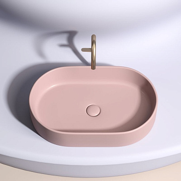 Накладная раковина Ceramicanova Element CN6048MP розовая матовая