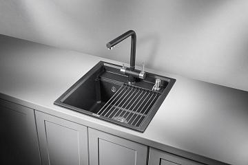 Мойка кухонная Granula Kitchen Space 5002, черный