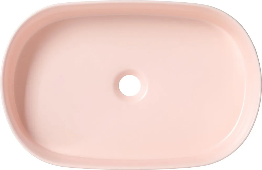 Накладная раковина Allen Brau Fantasy Oval 55x36, розовая Sancos — официальный сайт