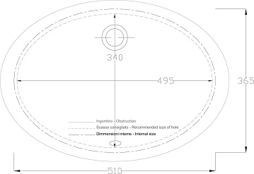 Раковина ArtCeram Diana DIL001