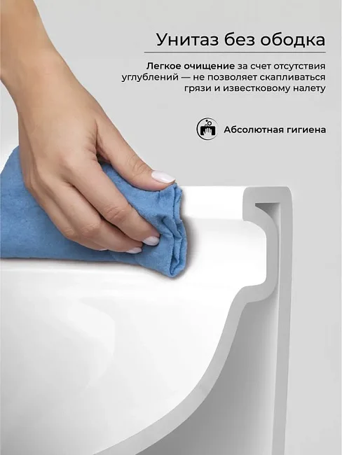 Унитаз подвесной Ceramicanova Play CN3001 Sancos — Оригинал
