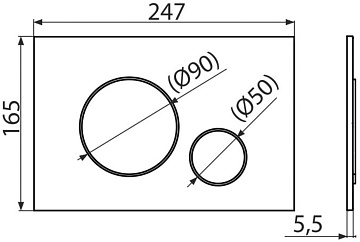 Система инсталляции для унитазов AlcaPlast AM101/1120-4:1 RU M670-0001, кнопка смыва белая
