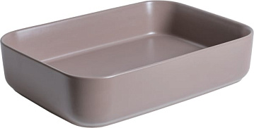 Накладная раковина Allen Brau Fantasy Quad 50x36, коричневая