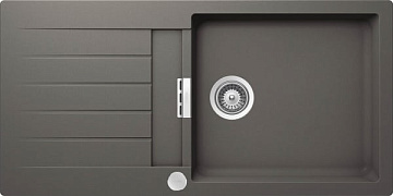Мойка кухонная Schock Signus 60D Large (D-100L) Cristadur серебристый камень