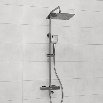 Душевая стойка Wasserkraft Aller A199.069.126.087.CH Thermo, хром