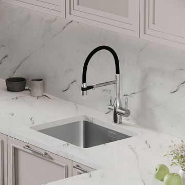 Смеситель для кухни Sancos Garda SC4009CH с гибким изливом, хром
