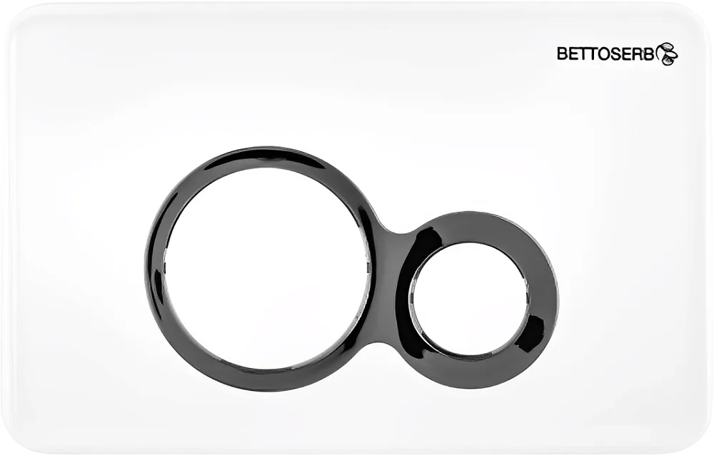 Кнопка смыва BETTOSERB Sava Fix Slim Jerez 40006458 белый глянец, хром глянец Sancos — официальный сайт