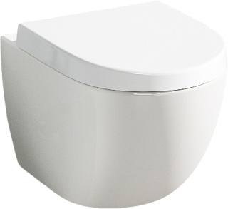 Унитаз подвесной VitrA Sento 7748B003-0075 сиденье 86-003-009 с микролифтом, безободковый, белый