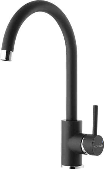 Смеситель для кухни Alveus Roxa 1129039 черный