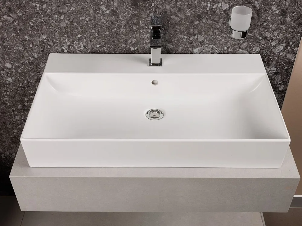 Накладная раковина Hatria Bahia_13 BH0800465011TS0 80x46 см Sancos — официальный сайт