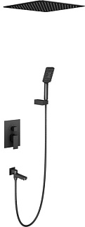 Душевой комплект Timo Selene SX-2039/03SM, черный