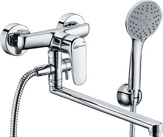 Смеситель с длинным изливом для ванны Wasserkraft Vils 5602L