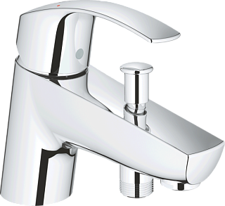 Смеситель на борт ванны Grohe Eurosmart 33412002, хром
