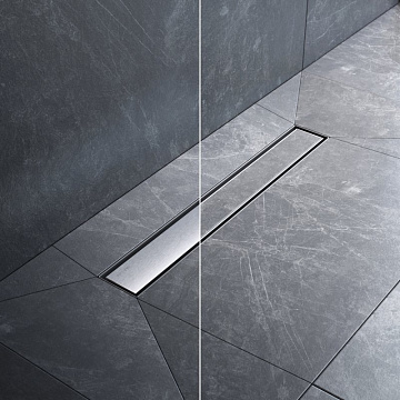 Душевой трап (лоток) AM.PM MasterFlow Tile 50 см, сталь матовая