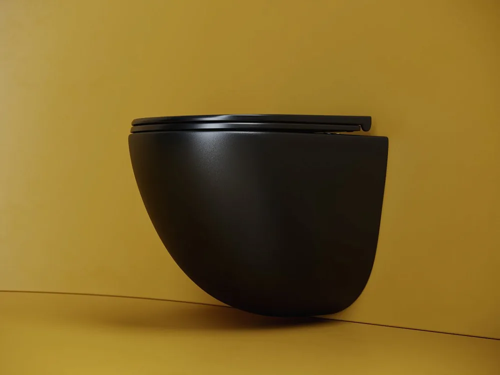 Унитаз подвесной Ceramicanova Vogue CN4008TMB Sancos — официальный сайт