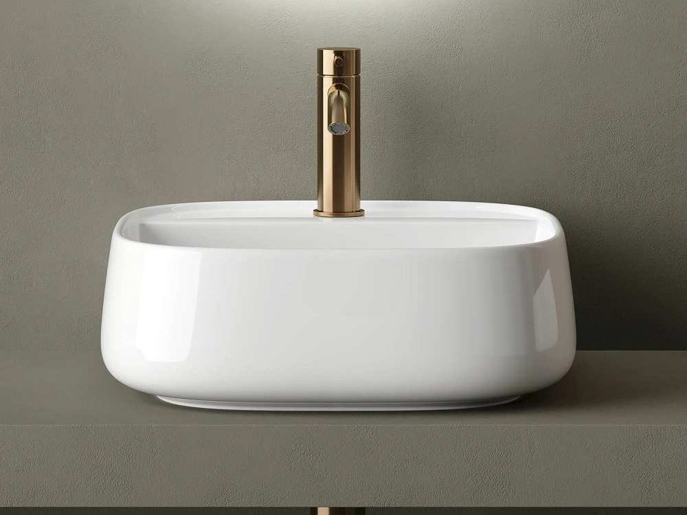 Подвесная раковина для ванной комнаты Ceramicanova Fonte CN5052, белый Sancos — официальный сайт