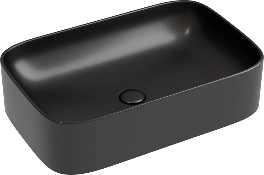 Накладная раковина Ceramicanova Element CN6053MB черная матовая Sancos — официальный сайт