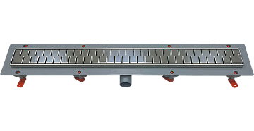 Душевой трап (лоток) Veconi Medium N 550 хром глянцевый