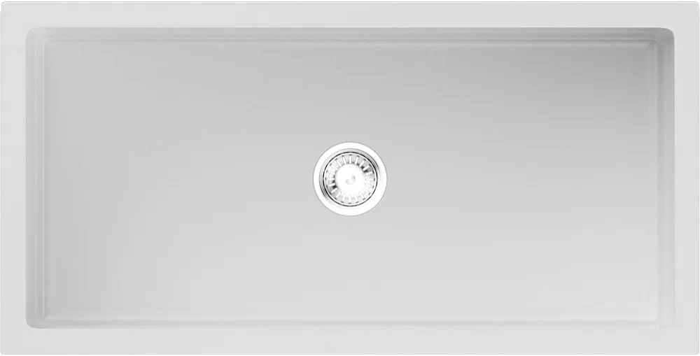 Мойка кухонная Omoikiri Mikura 91-WH Glossy белая Sancos — официальный сайт