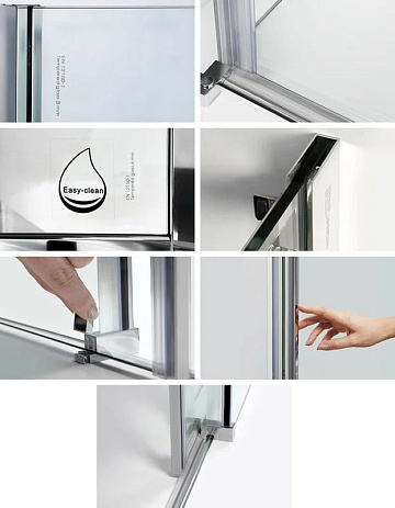 Душевая дверь в нишу Wasserkraft Alme 15R05 120 см