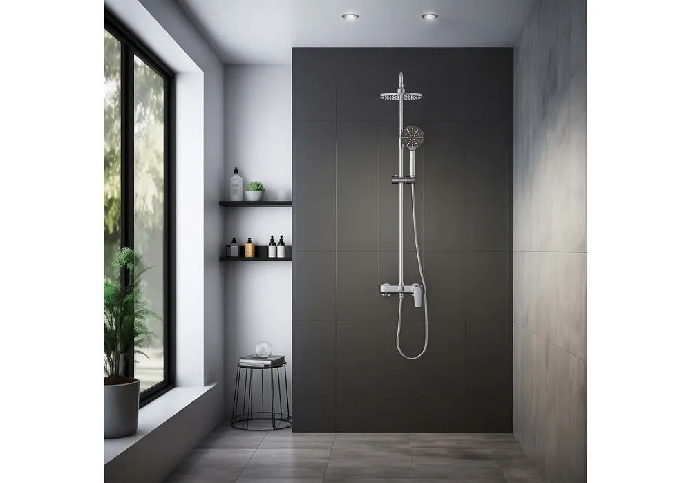 Душевая стойка AQUATEK Бетта AQ2140CR, хром Sancos — официальный сайт