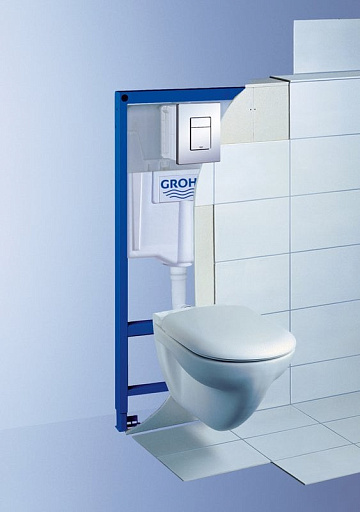 Система инсталляции для унитазов Grohe Rapid SL 38772001, 3 в 1 с кнопкой смыва