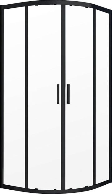 Душевой уголок Vincea Alpha VSQ-3AL900CLB 90x90, профиль черный, стекло прозрачное