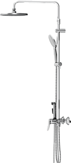 Душевая стойка Damixa Jupiter 977770000, с гигиеническим душем, хром