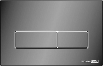 Система инсталляции для унитазов Wasserkraft Alme 15TLT.010.ME.PB03, с кнопкой смыва черной