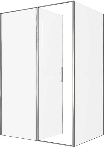 Душевой уголок Allen Brau Priority 140x100, профиль хром, стекло прозрачное