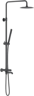 Душевая стойка Damixa Scandinavian Pure 936810300, черная матовая