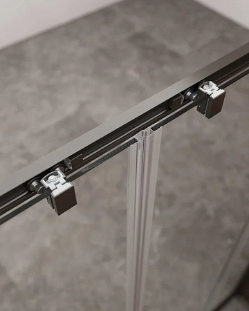 Душевой уголок Cezares Molveno AH 2+1 170+90 C GM IV 170х90 см, профиль оружейная сталь, стекло проз