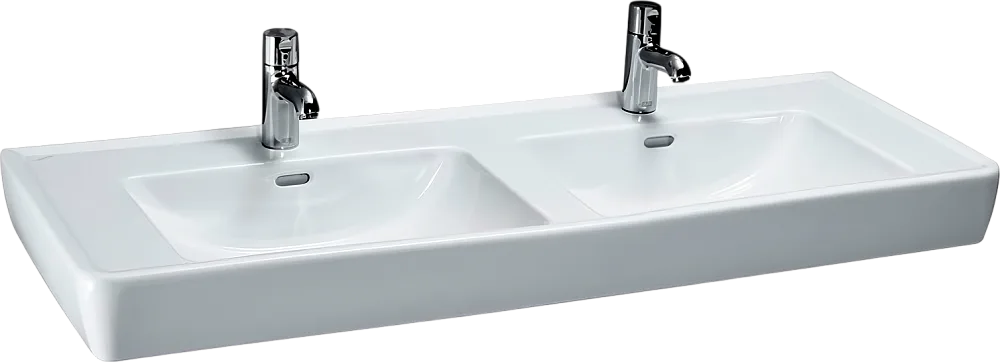 Мебельная раковина Laufen Pro A Pro A 8.1496.7.000.104.1 двойная Sancos — официальный сайт
