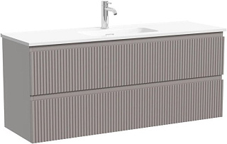 Тумба под раковину Sancos Snob R 120 подвесная Doha soft (пыльная роза), SNR120/39SM