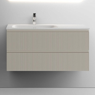 Тумба с раковиной Sancos Snob T 100 см, L, beige soft