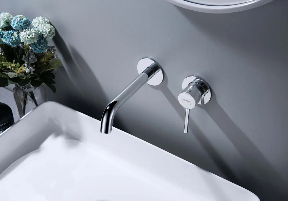 Смеситель для раковины AQUATEK Европа AQ1313CR С ВНУТРЕННЕЙ ЧАСТЬЮ, хром Sancos — официальный сайт